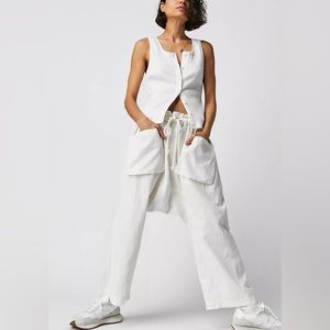 Nwot Free People Runyon Oversized Solid Pants